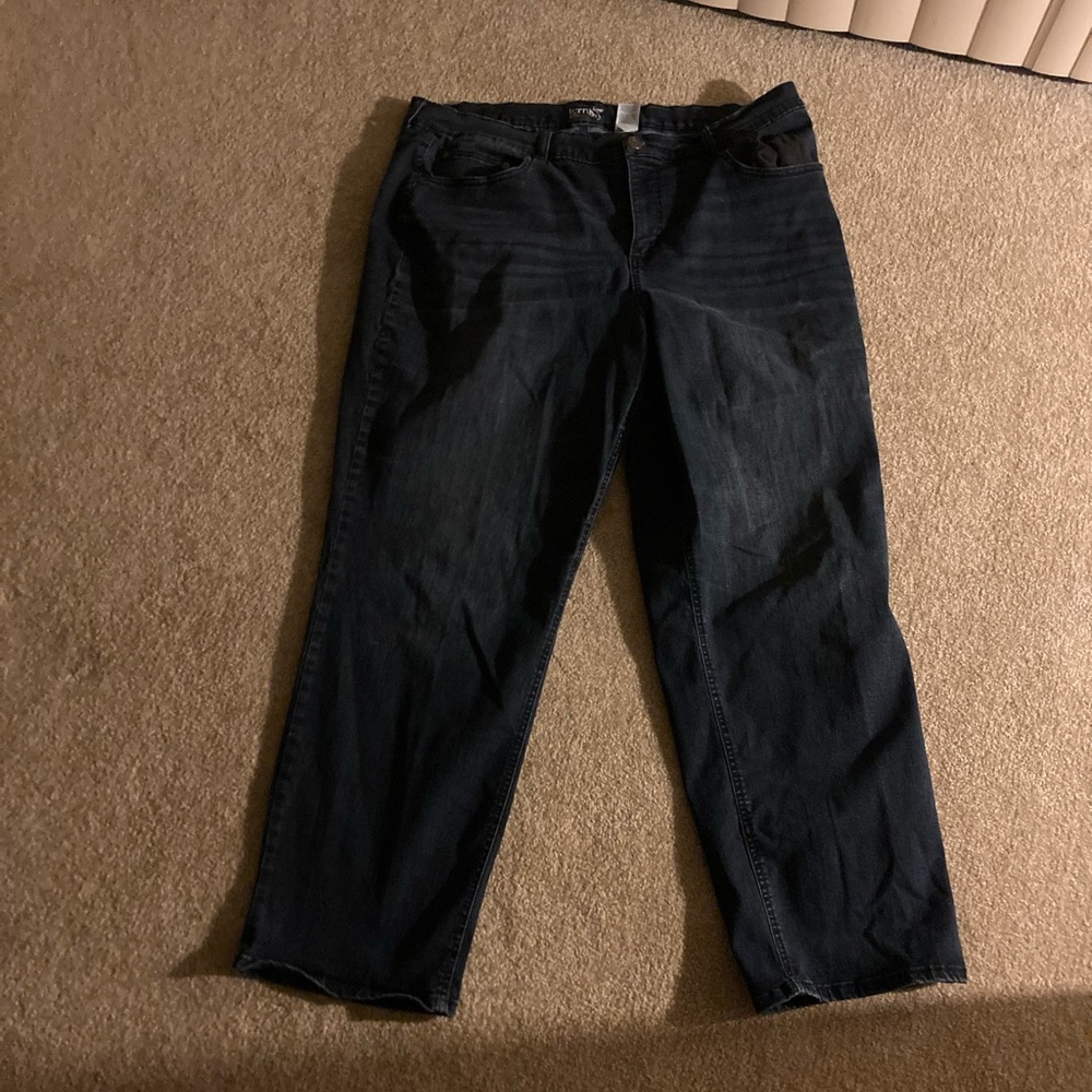 Dark Blue Denim Jeans